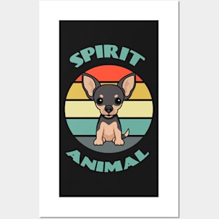 My Spirit Animal Chihuahua - Funny Dog Mom and Dog Dad Dog puppy Lover Cute Posters and Art